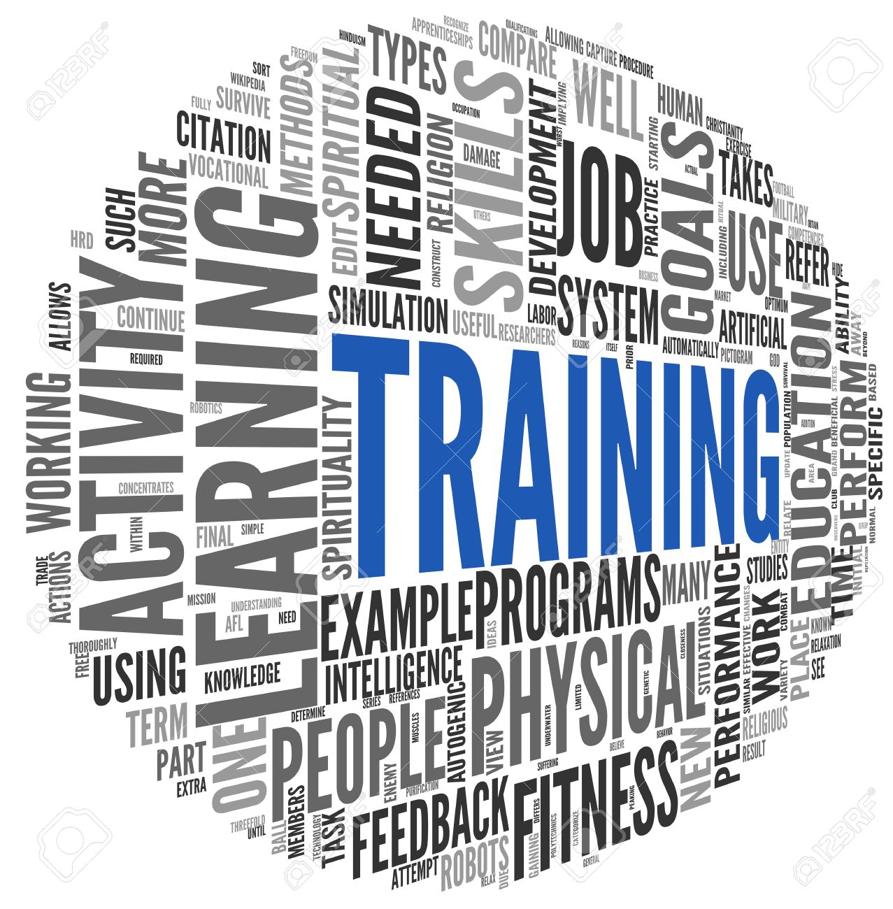 18173630-Training-and-education-related-words-concept-in-tag-cloud-Stock-Photo